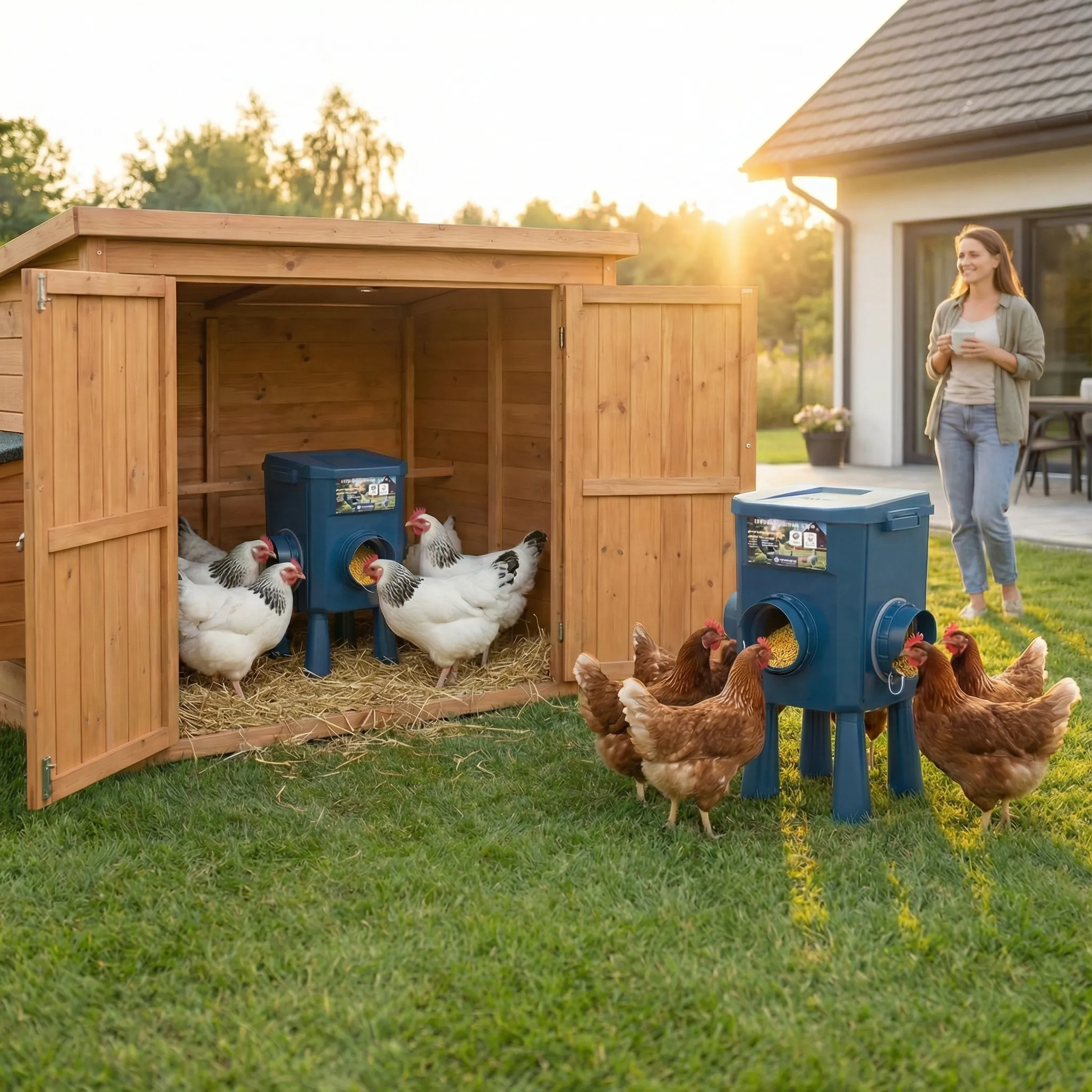 GAMSAR - Ensemble mangeoire et abreuvoir